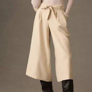 Anthropologie Tie Waist Culottes